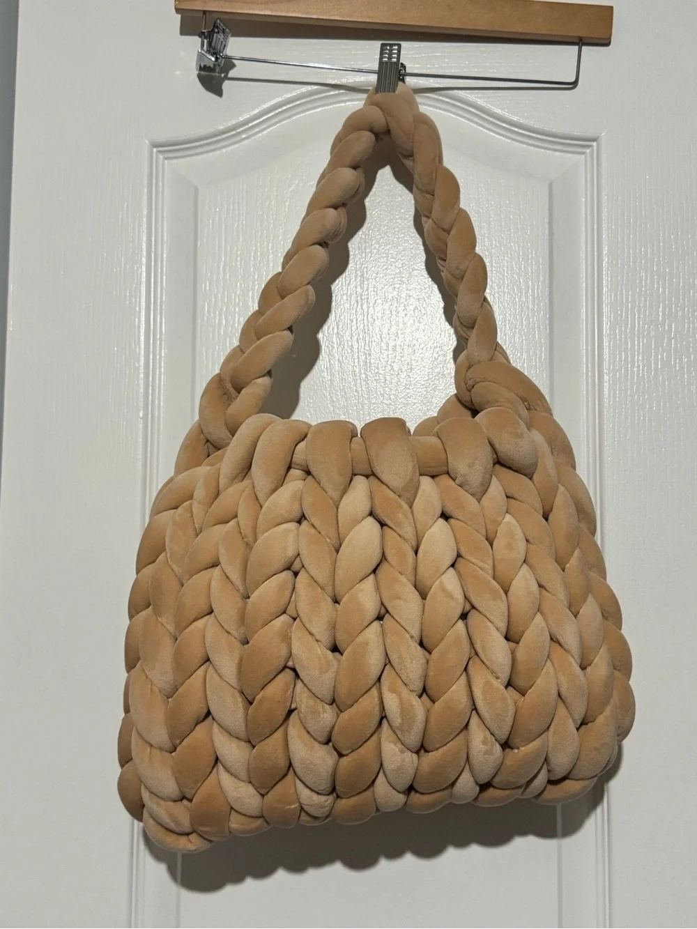 N/A tan braided